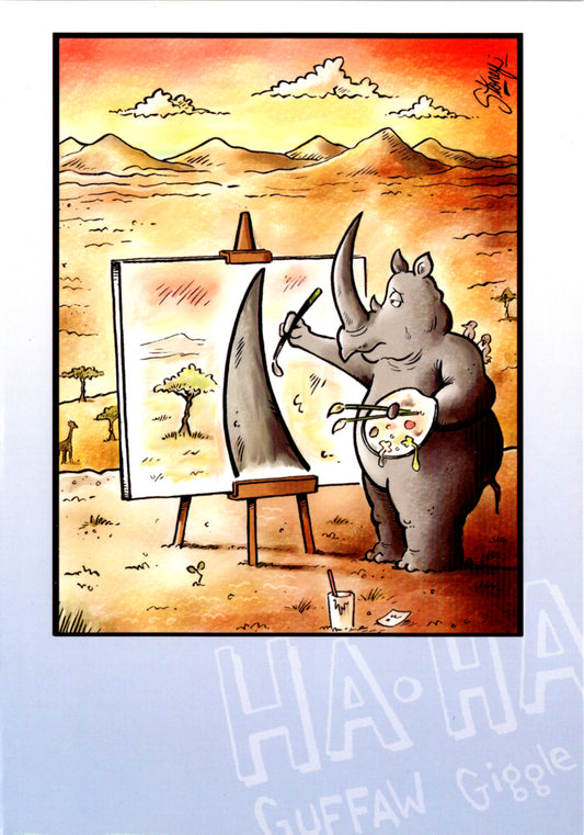 Rhino- General Birthday. Retail $2.99 Inside: All I can see is your Birthday 5x7 Greeting Card | 7087 | 255437