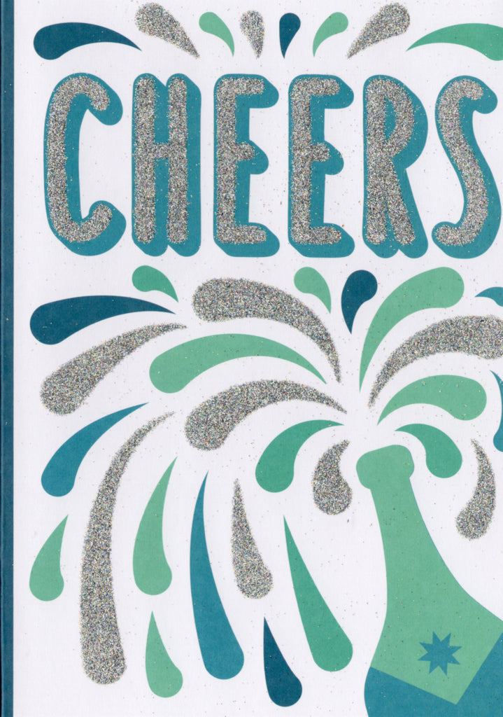 Cheers Blank Greeting Card Retail $3.99. Inside: Blank | 7844 | 255496