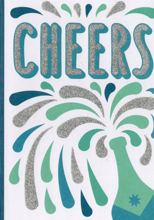 Cheers Blank Greeting Card Retail $3.99. Inside: Blank | 7844 | 255496