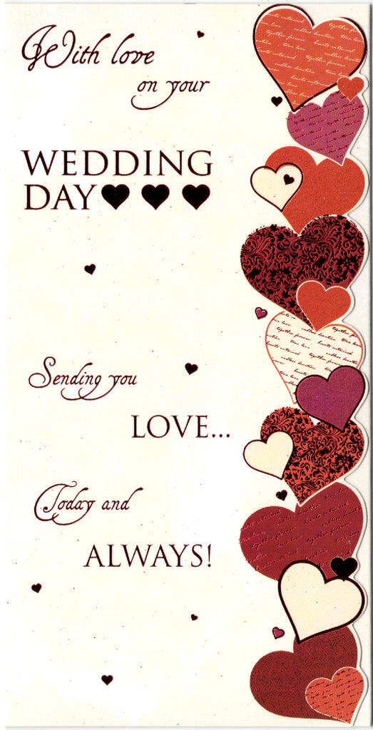 Wedding money holder Retail $2.99 Inside: Congratulations to you both... 5x7 Greeting Card | 7071 | 255514