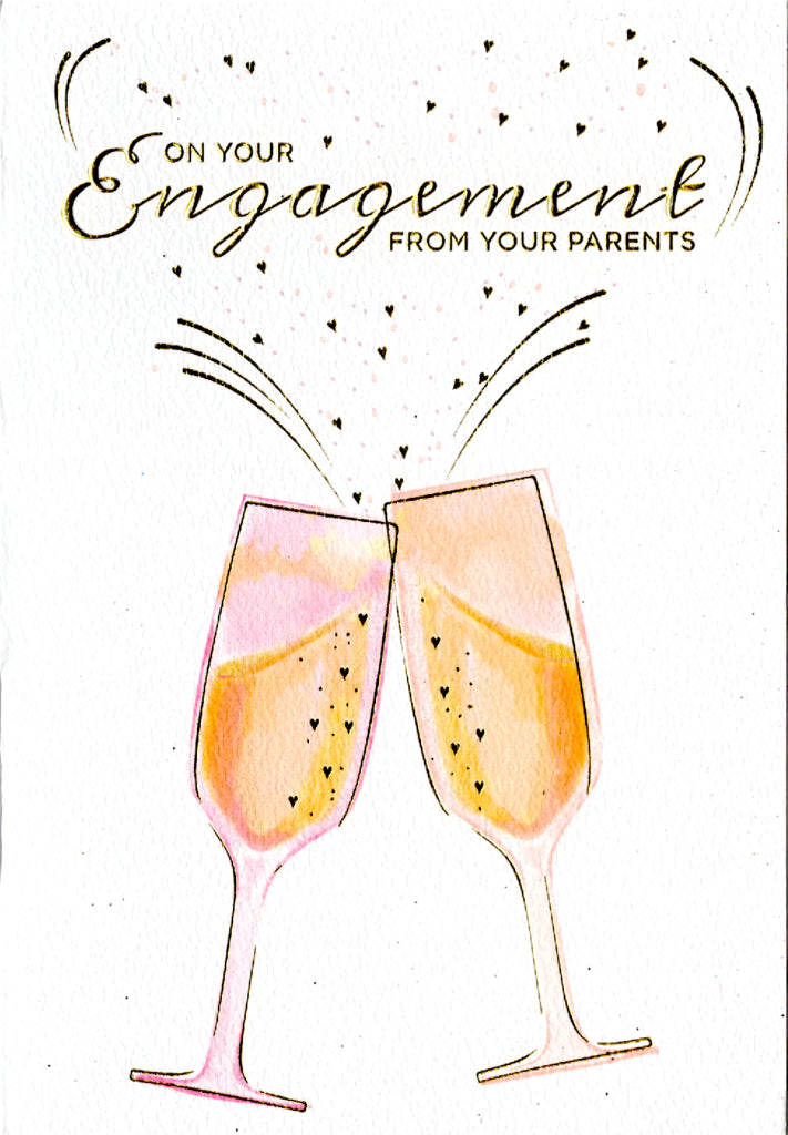 Engagement greeting card Retail $3.99 Inside: Warmest wishes for a future filled with Joy... | 8058 | 255524