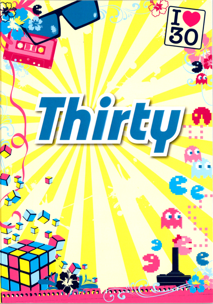 Era icons- 30th age general birthday card. Retail $2.59. Inside:...have a rad thirtieth | 4842 | 255721