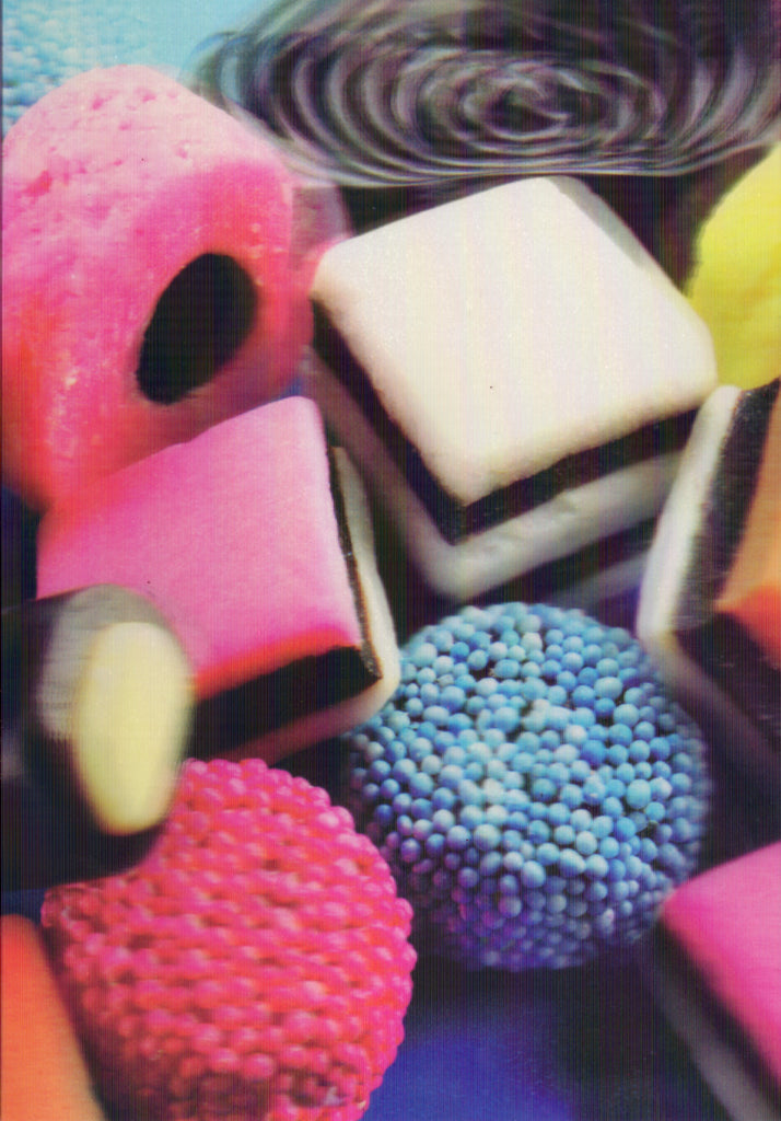 3D Candies Blank Greeting Card Retail $3.99. Inside: Blank | 5669 | 255851