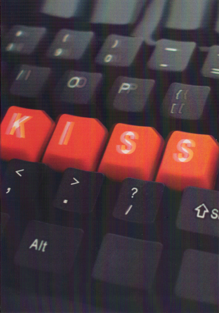 3D Keyboard Blank Greeting Card Retail $3.99. Inside: Blank | 5674 | 255900