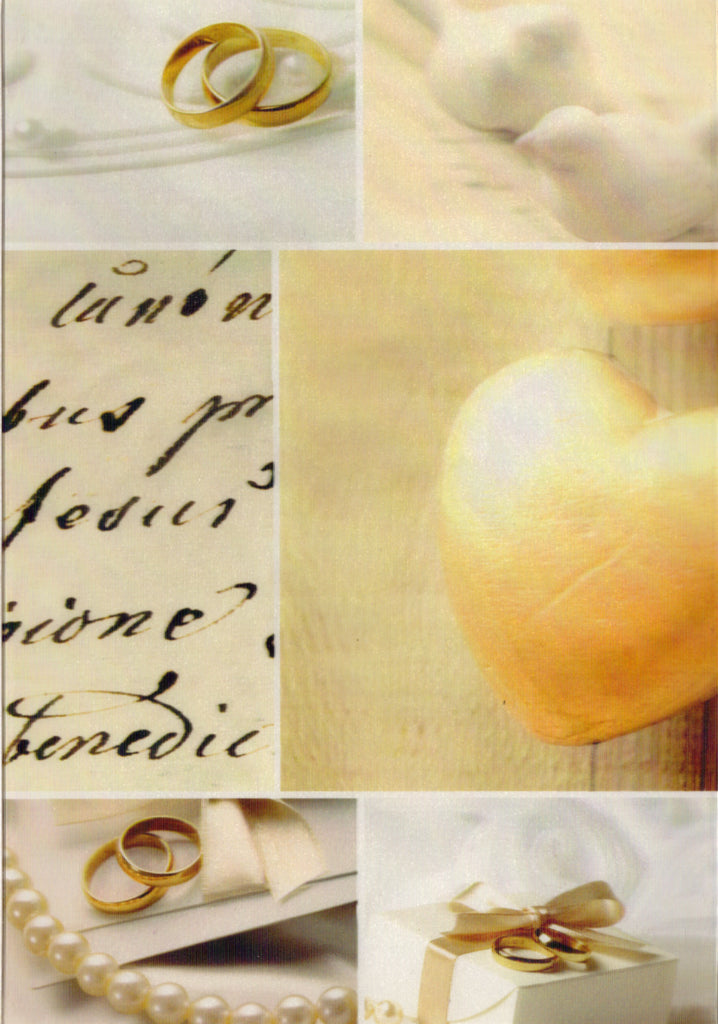 Wedding greeting card 3D Retail $ 2.59 Inside: Blank | 5277 | 255944