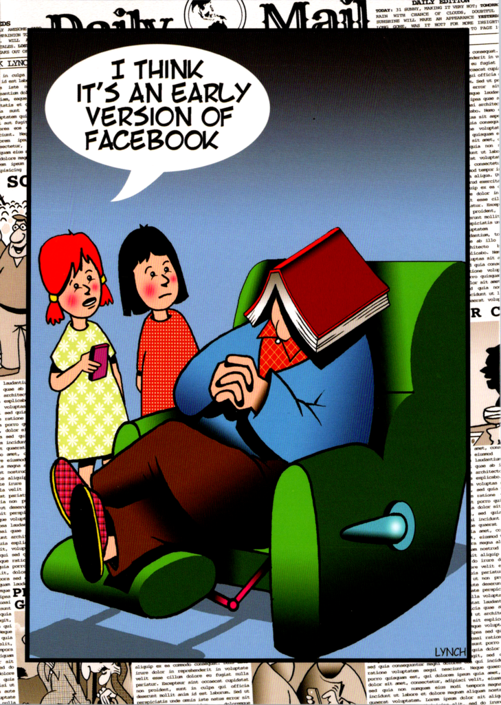Facebook Grandad Birthday by Mark Lynch- Retail $3.90 Inside: Happy Birthday Grandad! 5x7 Greeting Card | 8004 | 255985
