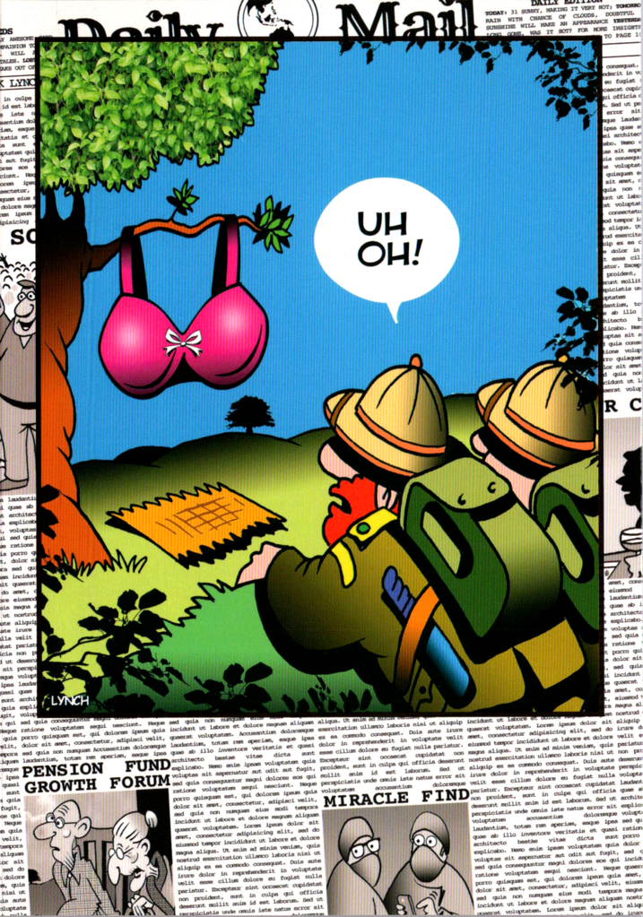 Booby Trap Humor Birthday by Mark Lynch- Retail $3.90 Inside: Looks like a booby trap! Happy birthday 5x7 Greeting Card | 8354 | 256013