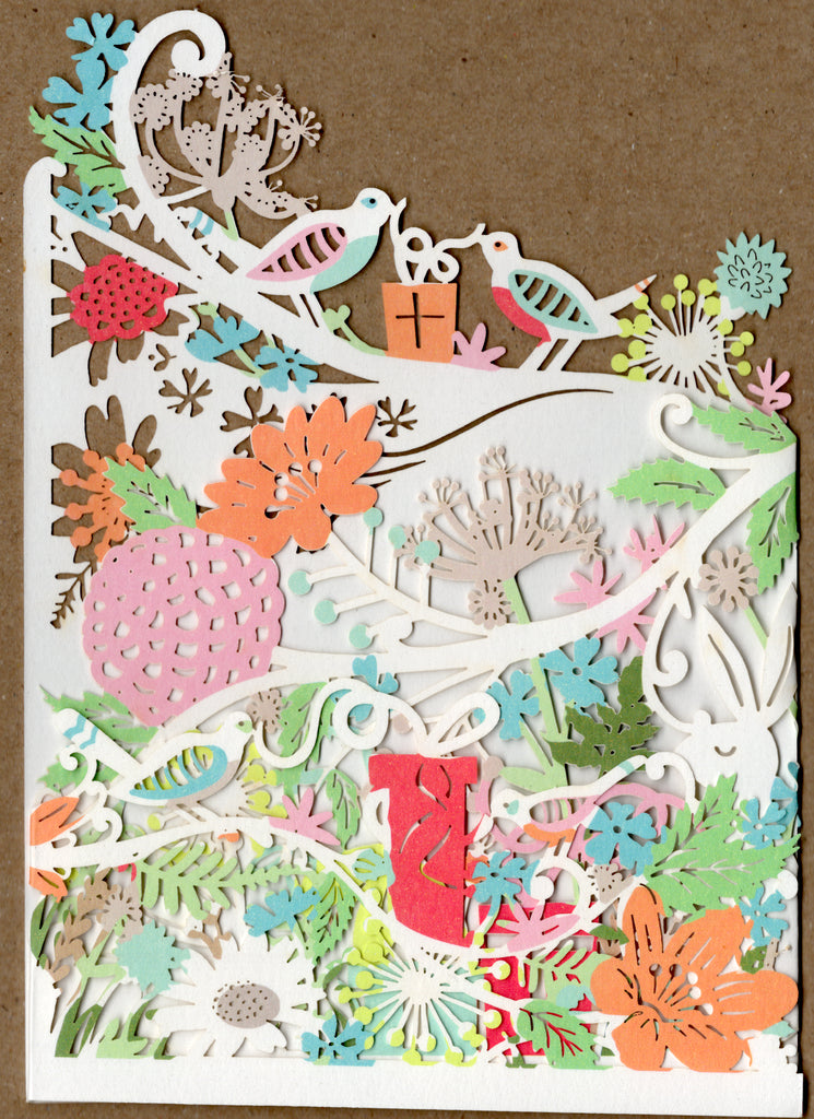 Blue green sea shore and sea shell themed retirement card by Carol Wilson. Inside: Time for new adventures time for new discoveries and fun! Retail $4.99 | CRGN4016 | 256169