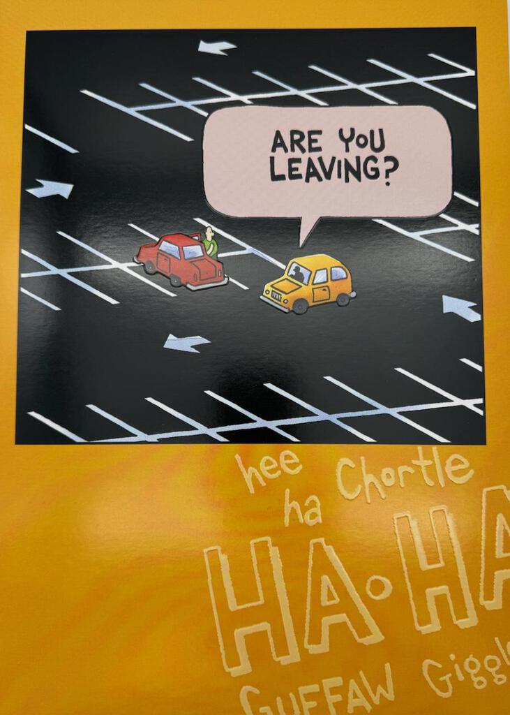 Are you Leaving 10x14 Giant Greeting Card | 5294 | 257352
