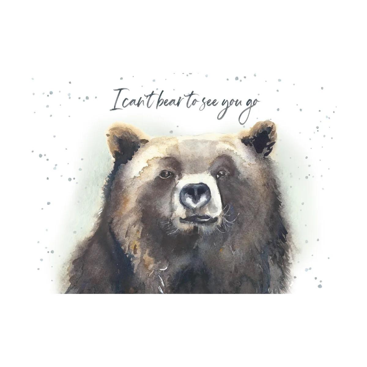 Hopper Cards- Hibernation- miss you. Retail $5.00. Dimensions: 5x7 INSIDE: I love you more than a bear loves hibernation | HOP0097 | 257624
