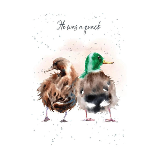 Hopper Cards- Quack- Divorce. Retail $5.00. Dimensions: 5x7 INSIDE: Congratulations on your divorce | HOP0121 | 257666