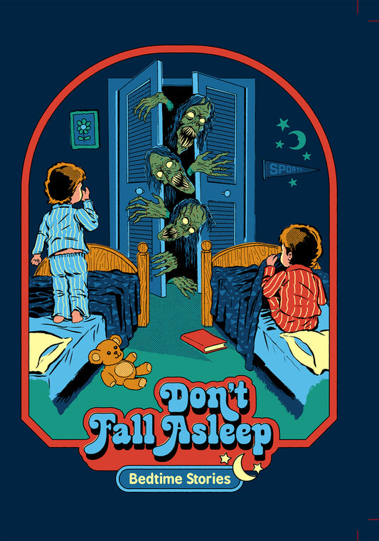 Blank - Steven Rhodes Dont Fall Asleep Greeting Card 5x7 | 1024 | 259984