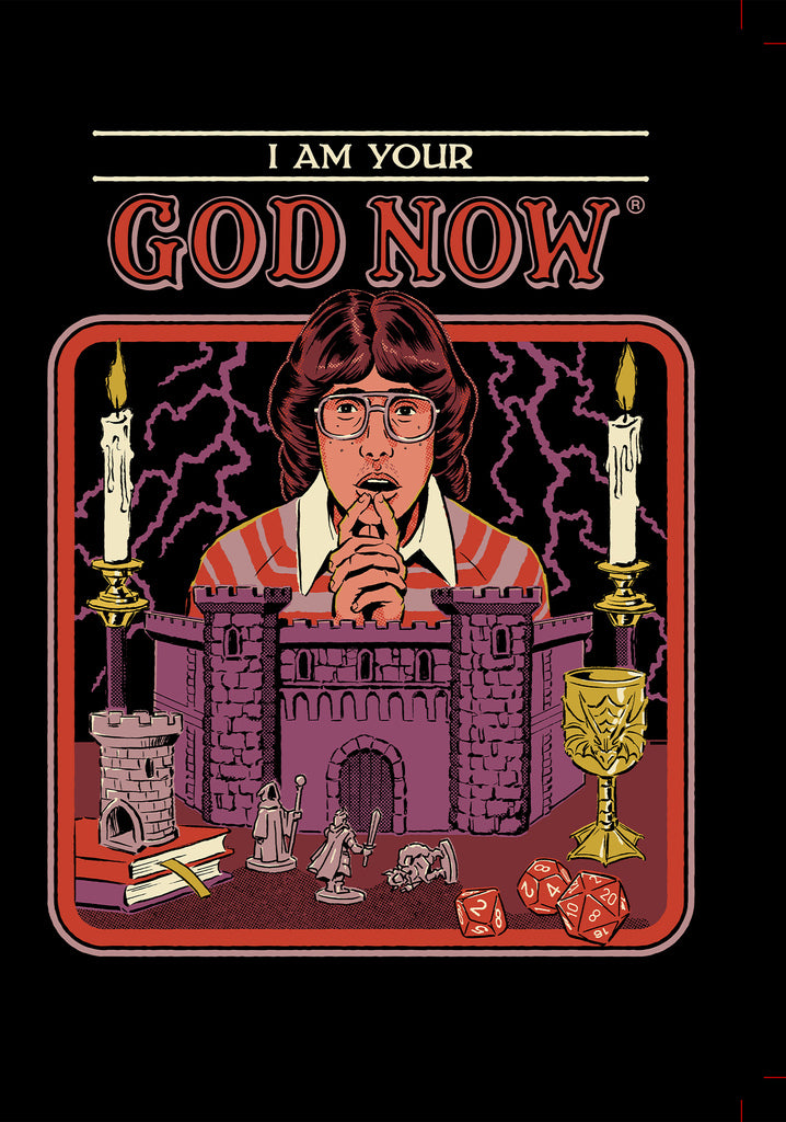 Blank - Steven Rhodes I am your god now Greeting Card 5x7 | 1042 | 260002