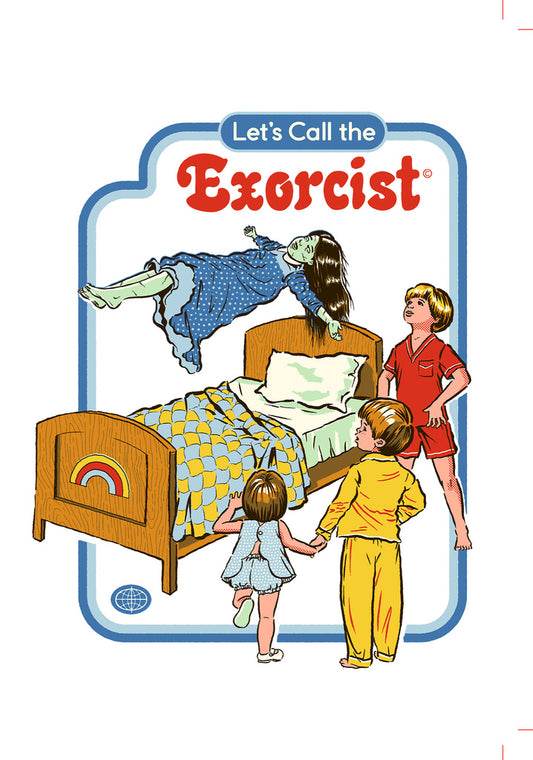 Blank - Steven Rhodes Lets call the Exorcist Greeting Card 5x7 | 1048 | 260008