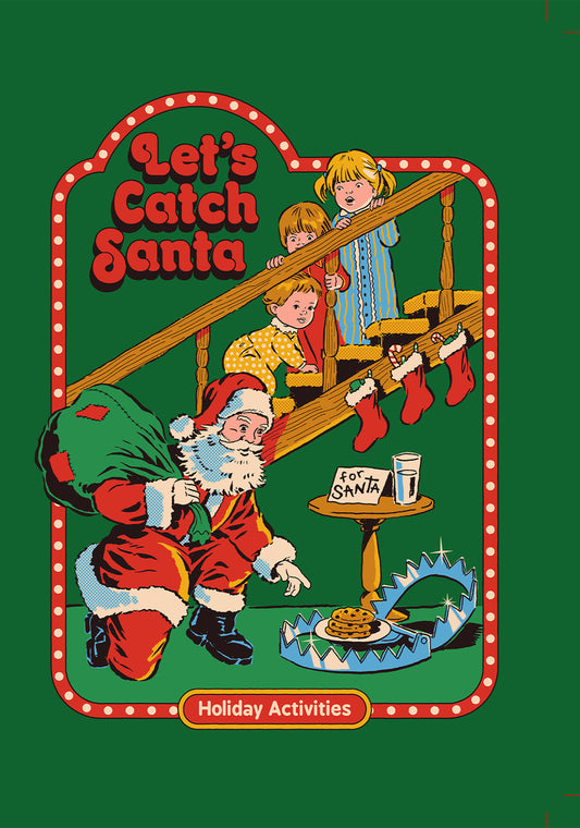 Holiday - Steven Rhodes Lets Catch Santa Greeting Card 5x7 | 1049 | 260009