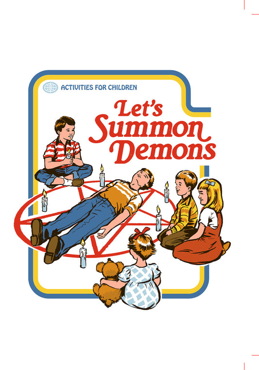 Blank - Steven Rhodes Lets Summon Demons Greeting Card 5x7 | 1055 | 260015