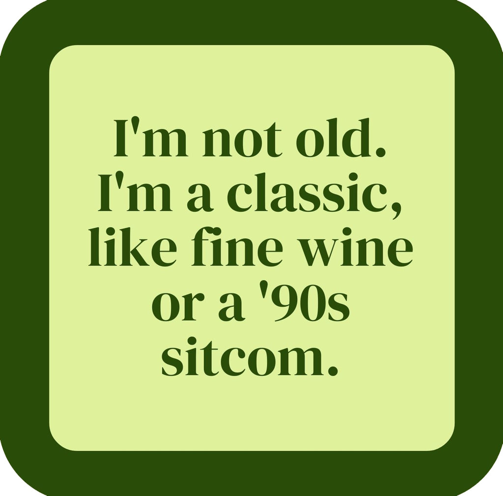 Im A Classic Premium Drink Coaster Resin With Cork Backing | 58513 | 260188 260188