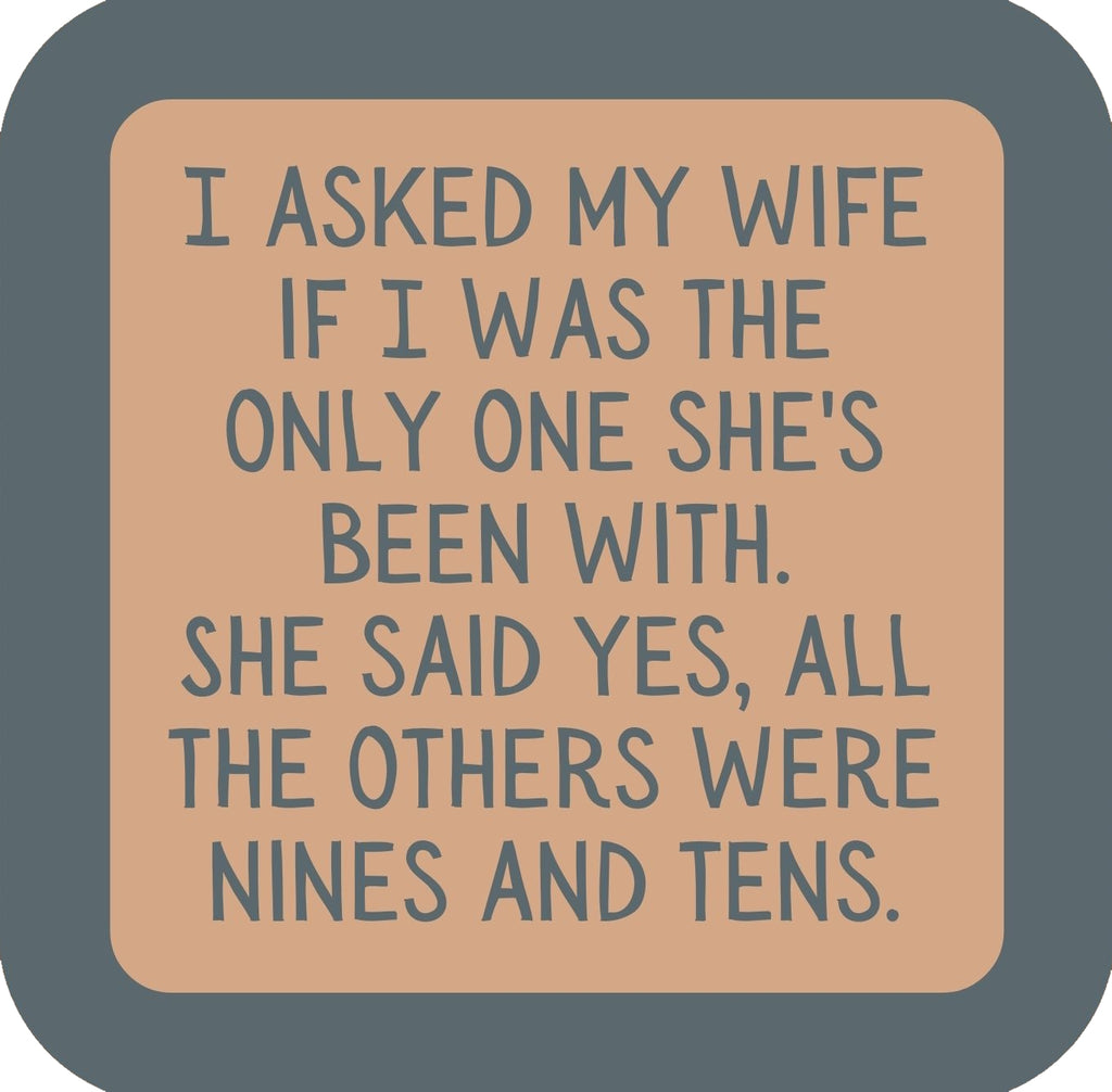 Nines And Tens Premium Drink Coaster Resin With Cork Backing | 58558 | 260233 260233