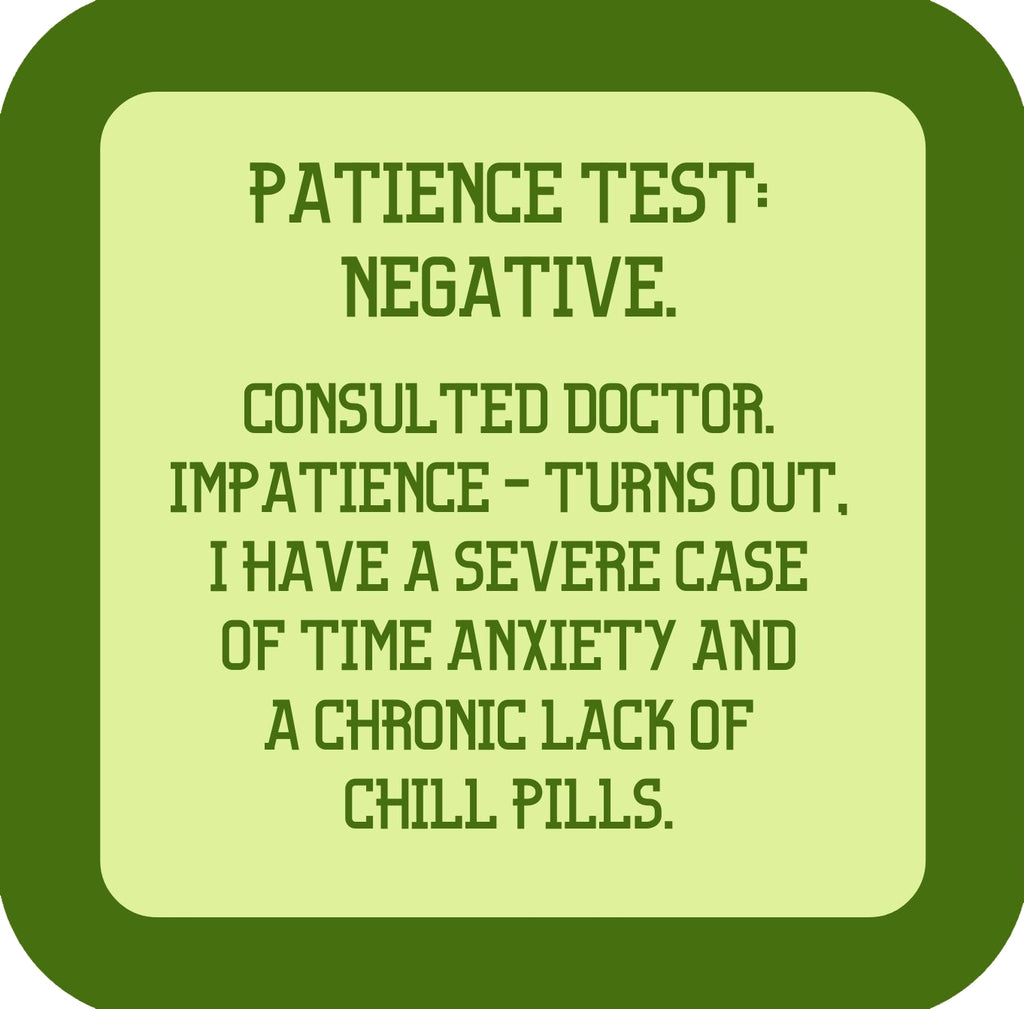 Patience Test Negative Premium Drink Coaster Resin With Cork Backing | 58562 | 260237 260237