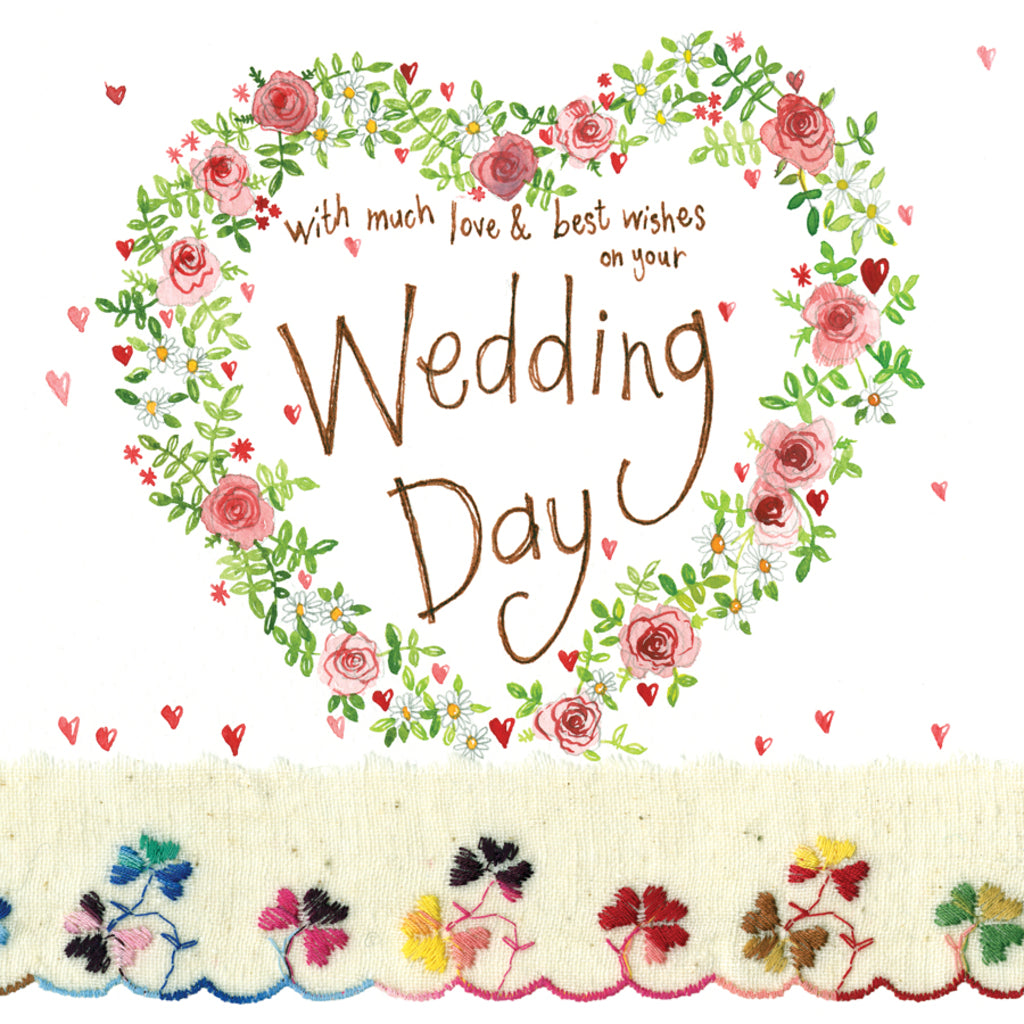 ALEX CLARK WEDDING HEART CARD | S143 | 260665