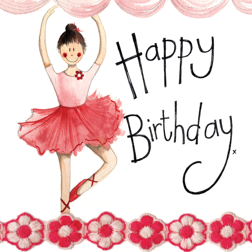 ALEX CLARK BALLERINA BIRTHDAY CARD S107 | 260889
