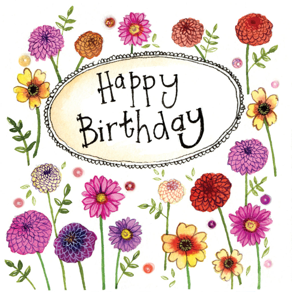 ALEX CLARK BIRTHDAY FLOWERS CARD LS141 | 260987