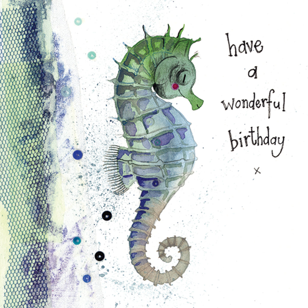 ALEX CLARK SEAHORSE CARD W14 | 261249