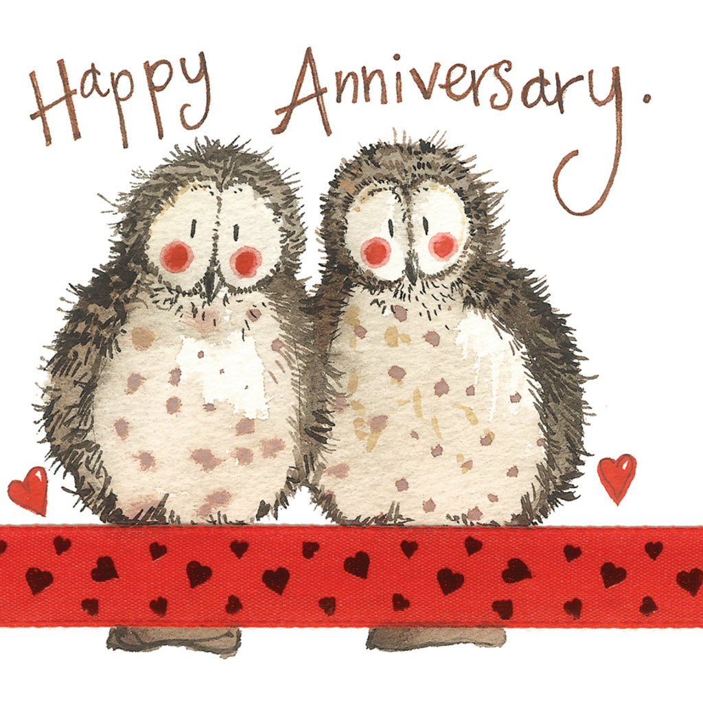 ALEX CLARK ANNIVERSARY OWLS CARD LS23 | 261264