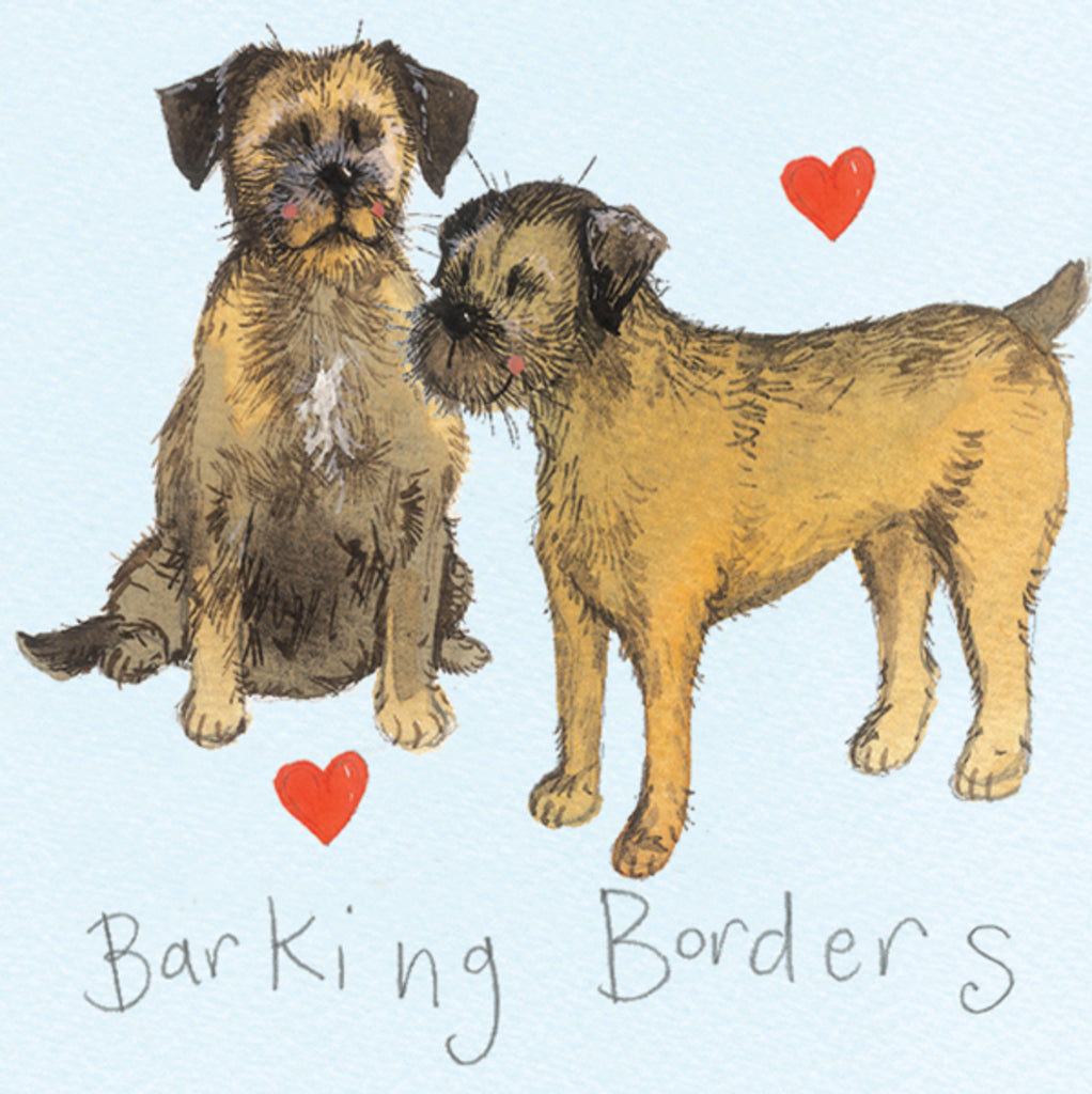 BARKING BORDERS FRIDGE MAGNET FM11