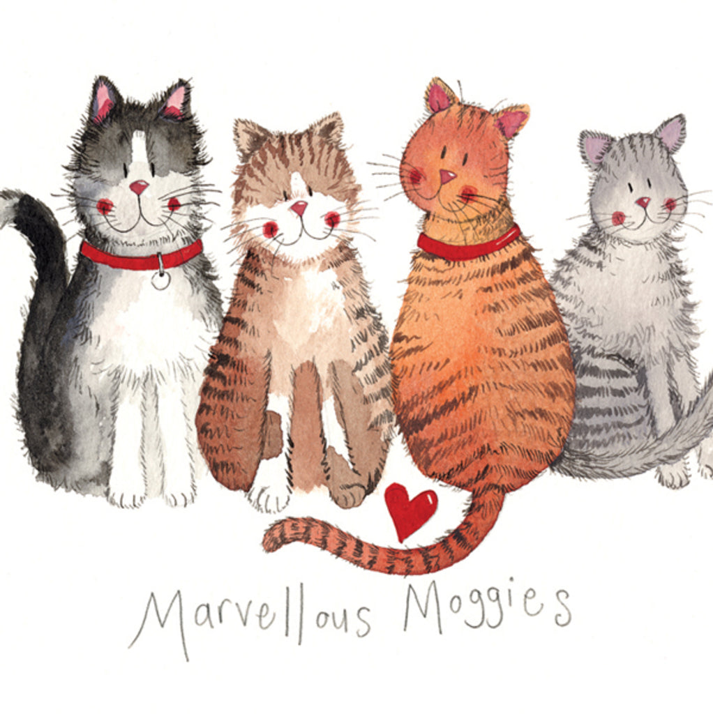 MARVELLOUS MOGGIES FRIDGE MAGNET FM27