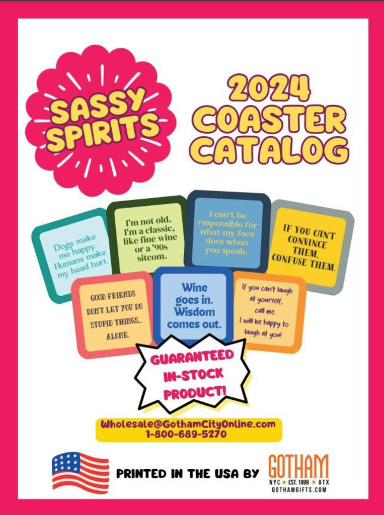 Sassy Spirits Coaster Catalog 2024 SassySpiritsCatalog2024 261355