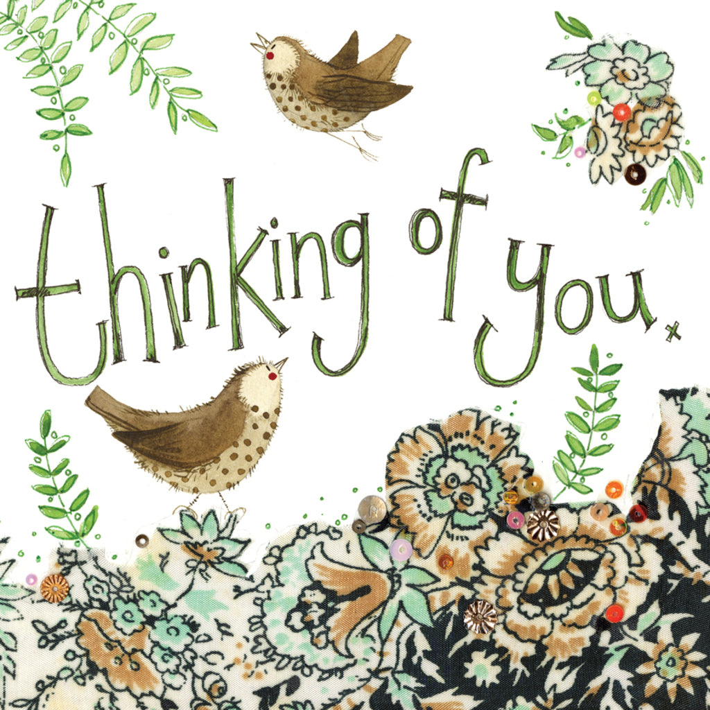ALEX CLARK THRUSHES THINKING OF YOU CARD S302 | 261398