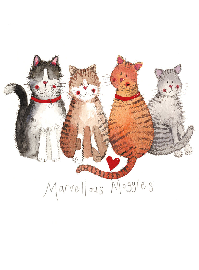 MARVELLOUS MOGGIES SMALL SPIRAL NOTEPADS SSN07