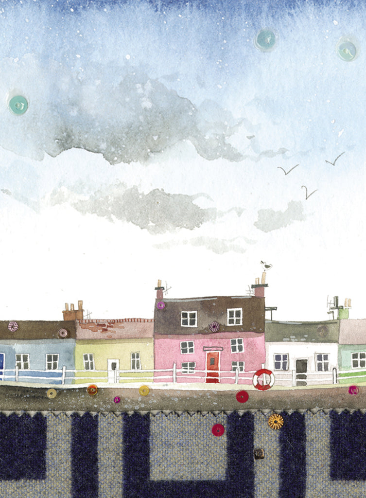 HARBOUR COTTAGES SMALL SPIRAL NOTEPADS SSN19