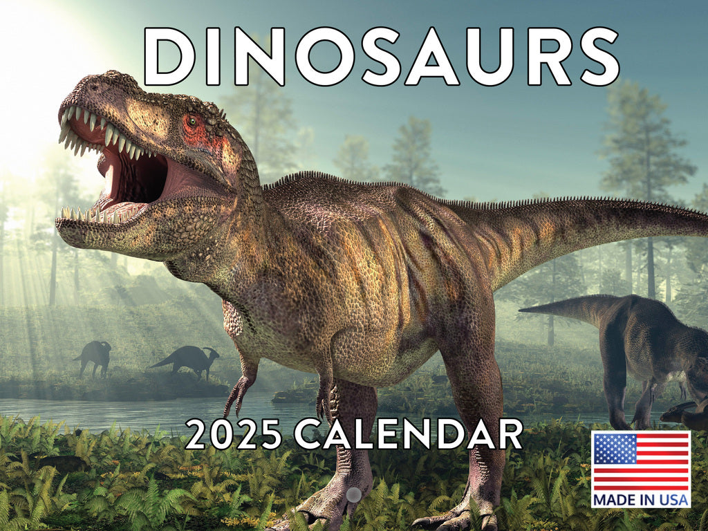 Dinosaur Calendar 2025 Kids Monthly Wall Calender 12 Month | Made In The USA 261522