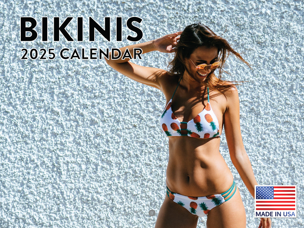Bikini Calendar 2025 Monthly Wall Calender 12 Month | Made In The USA 261588