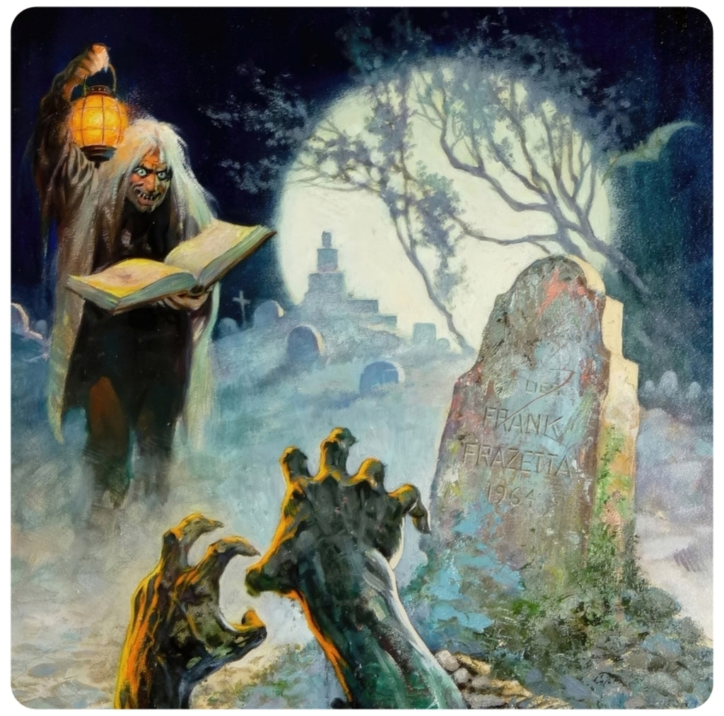 Frank Frazetta Tales From The Crypt Coaster Premium Drink Coaster Resin With Cork Backing 261795 1842 261795