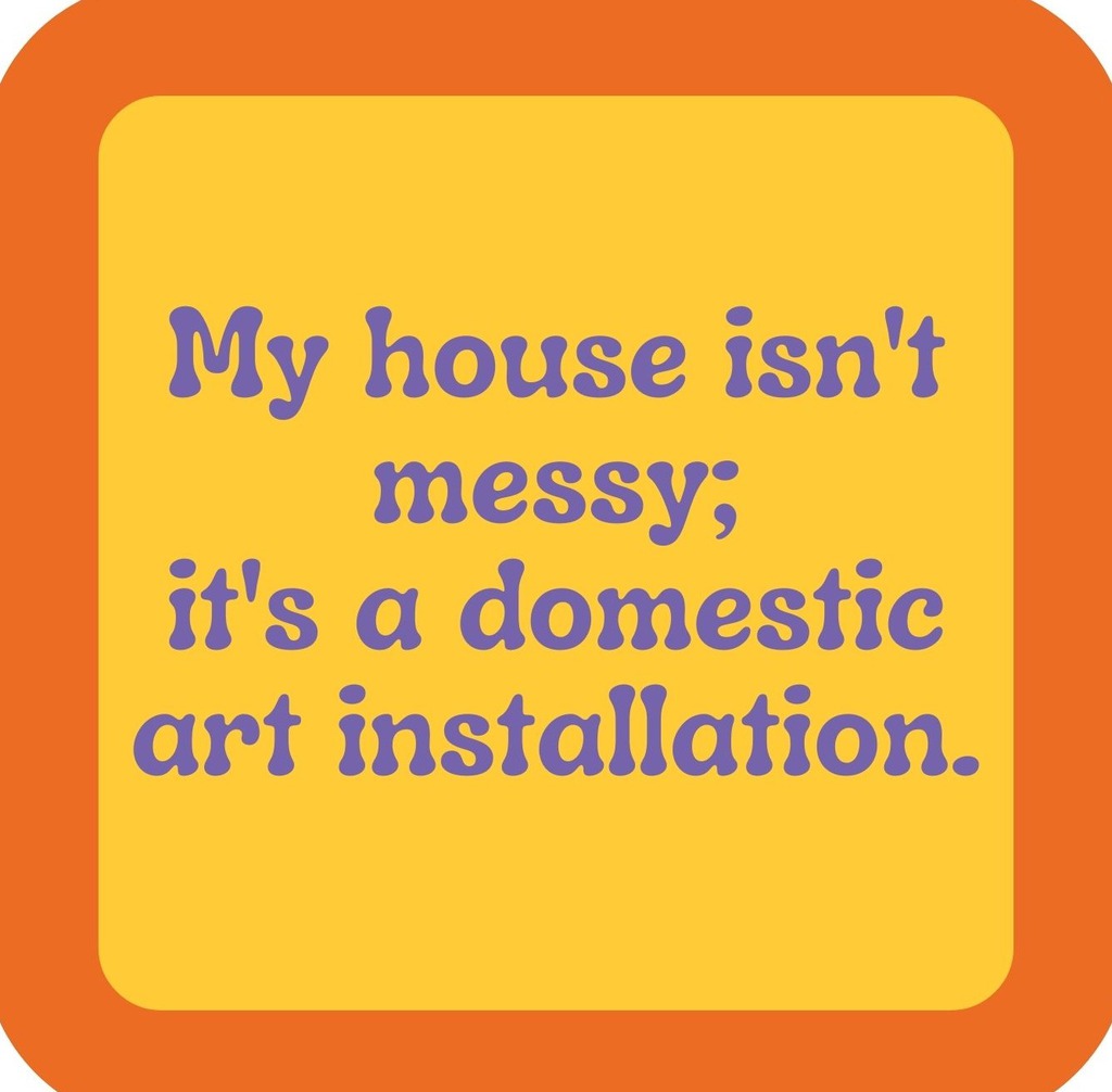 Domestic Art Installation Premium Drink Coaster Resin With Cork Backing | 2373 | 261817 261817