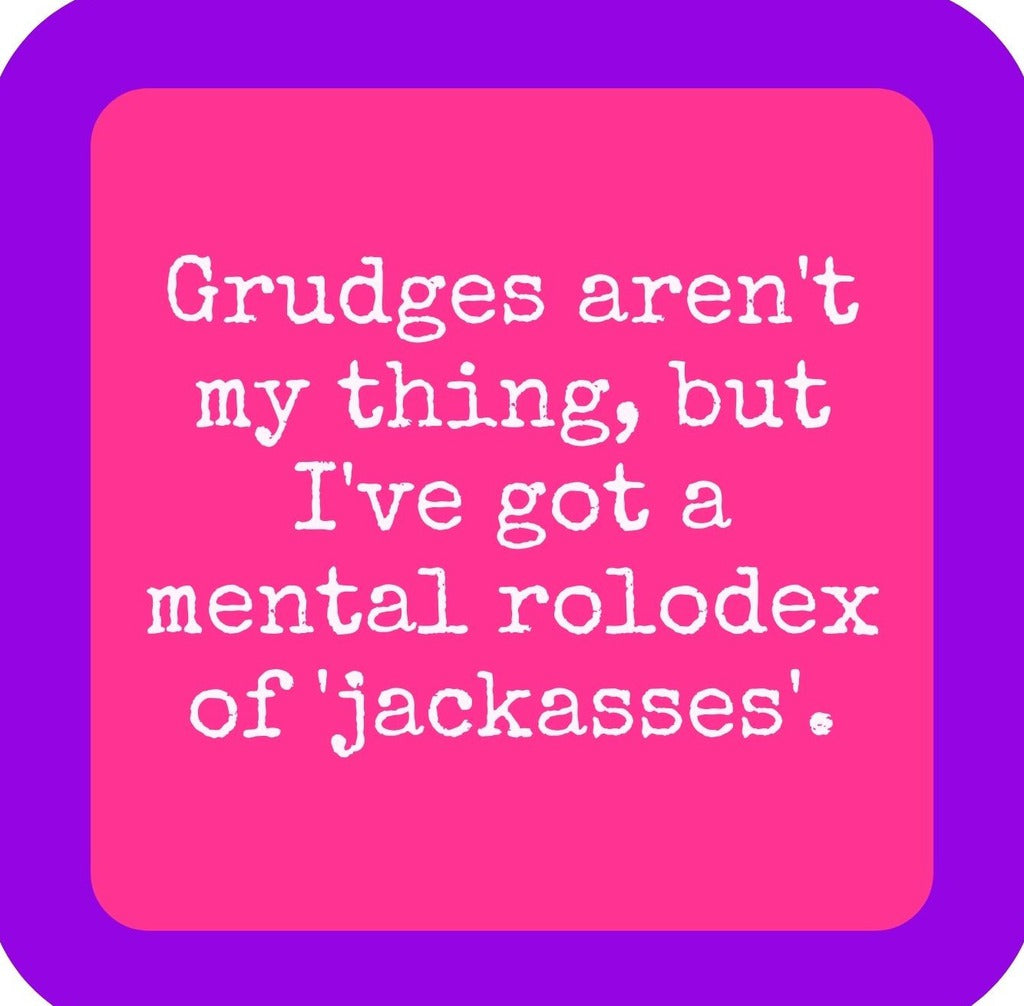 Mental Rolodex Premium Drink Coaster Resin With Cork Backing | 2391 | 261835 261835