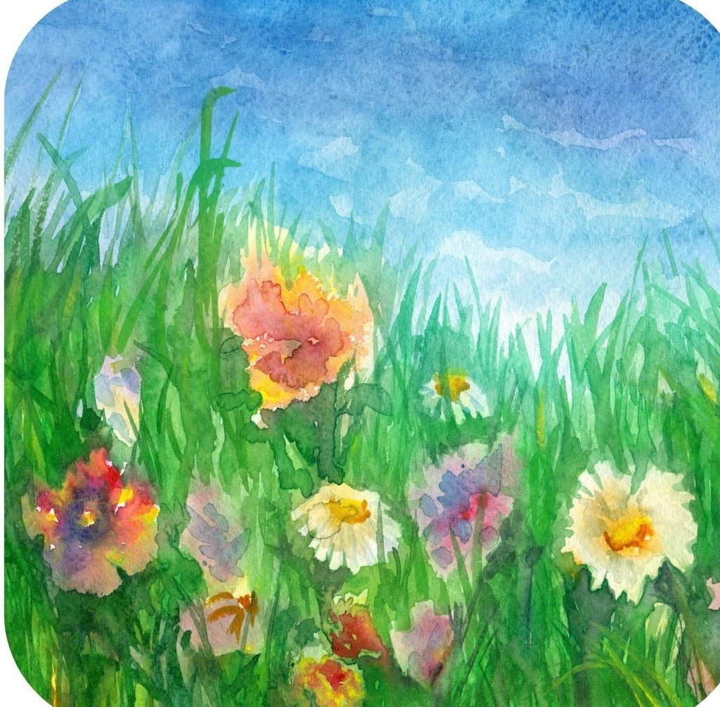 Watercolor Landscape V4 Premium Drink Coaster Resin With Cork Backing 261893 74878 261893