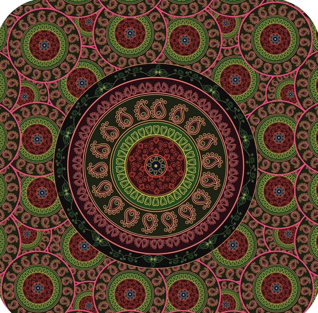 Mandala V5 Premium Drink Coaster Resin With Cork Backing 261909 74894 261909