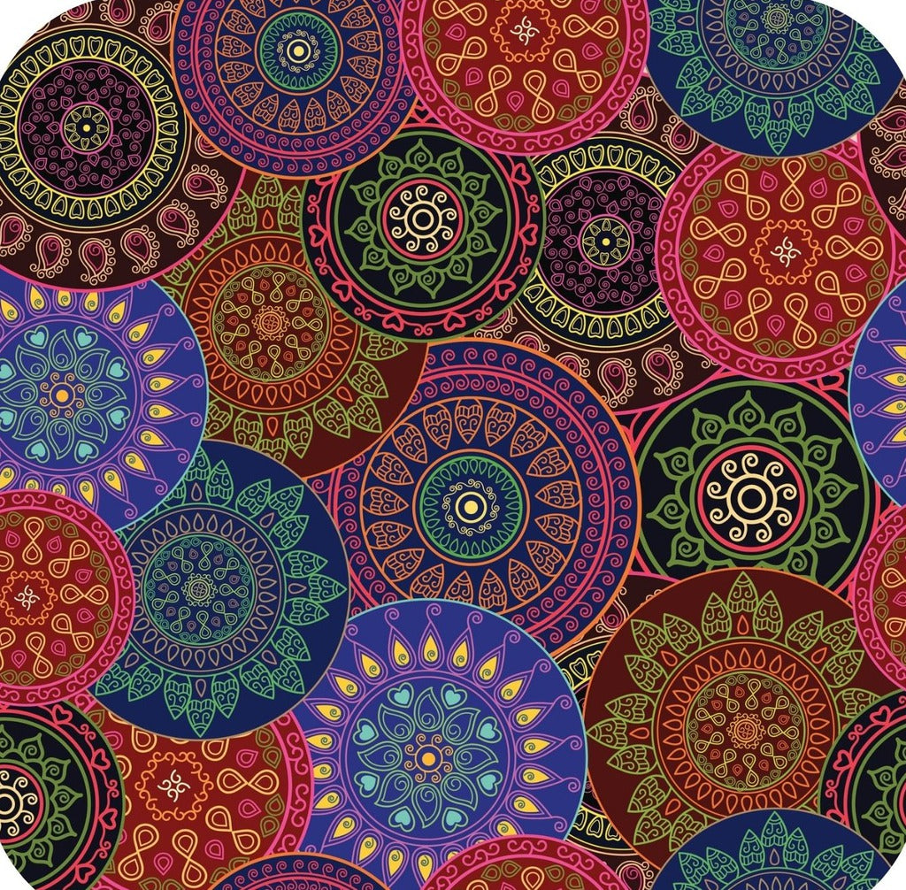 Mandala V1 Premium Drink Coaster Resin With Cork Backing 262012 74997 262012