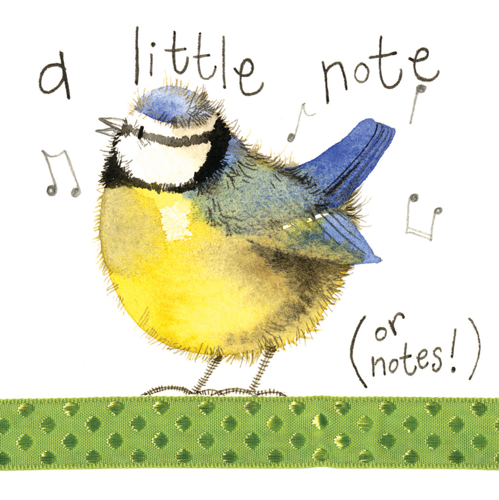 ALEX CLARK LITTLE NOTE BLUE TIT CARD LS43 | 262071