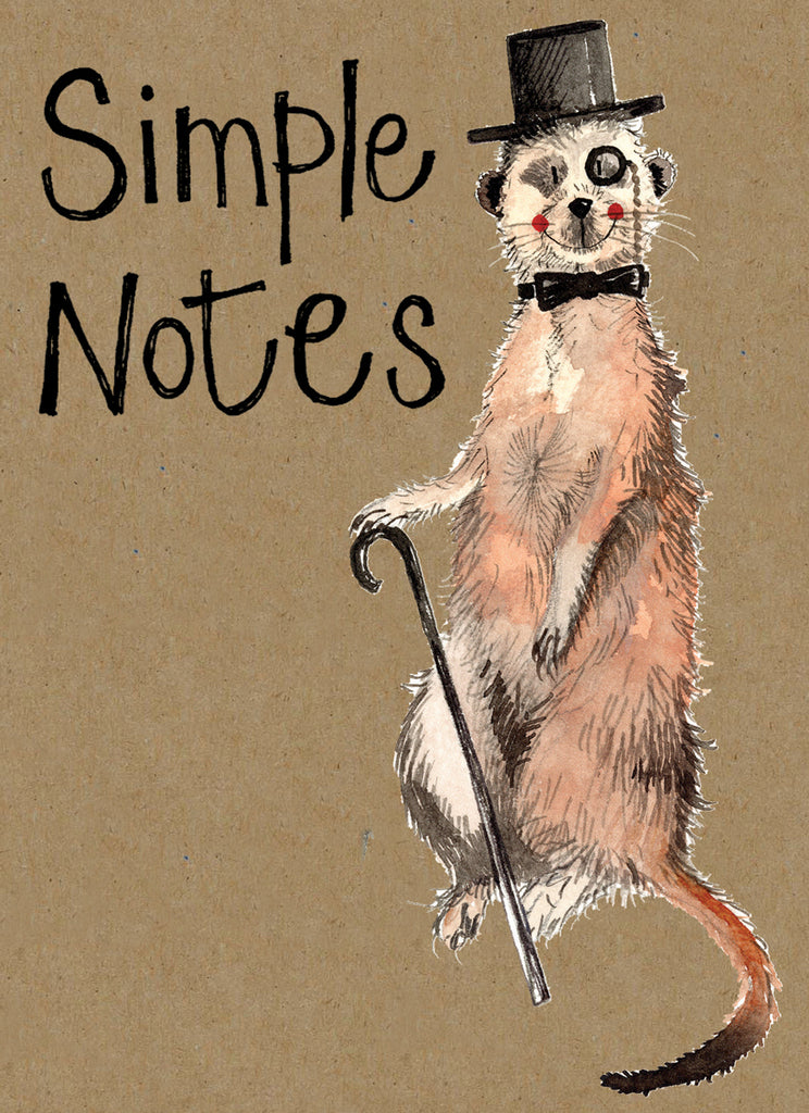 MEERKAT SMALL KRAFT NOTEBOOK SKN15