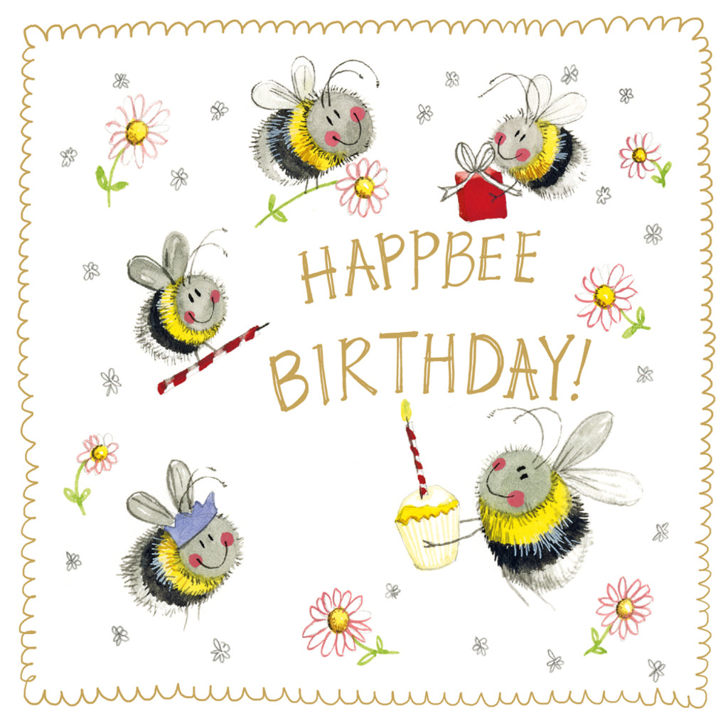 ALEX CLARK BEE PARTY SPARKLE CARD S520 | 262162