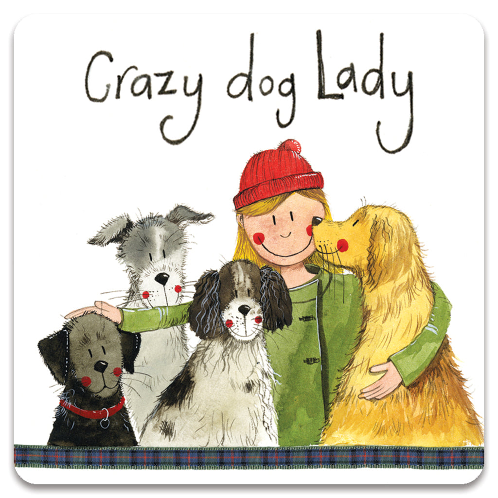ALEX CLARK CRAZY DOG LADY COASTER C154 | 262176
