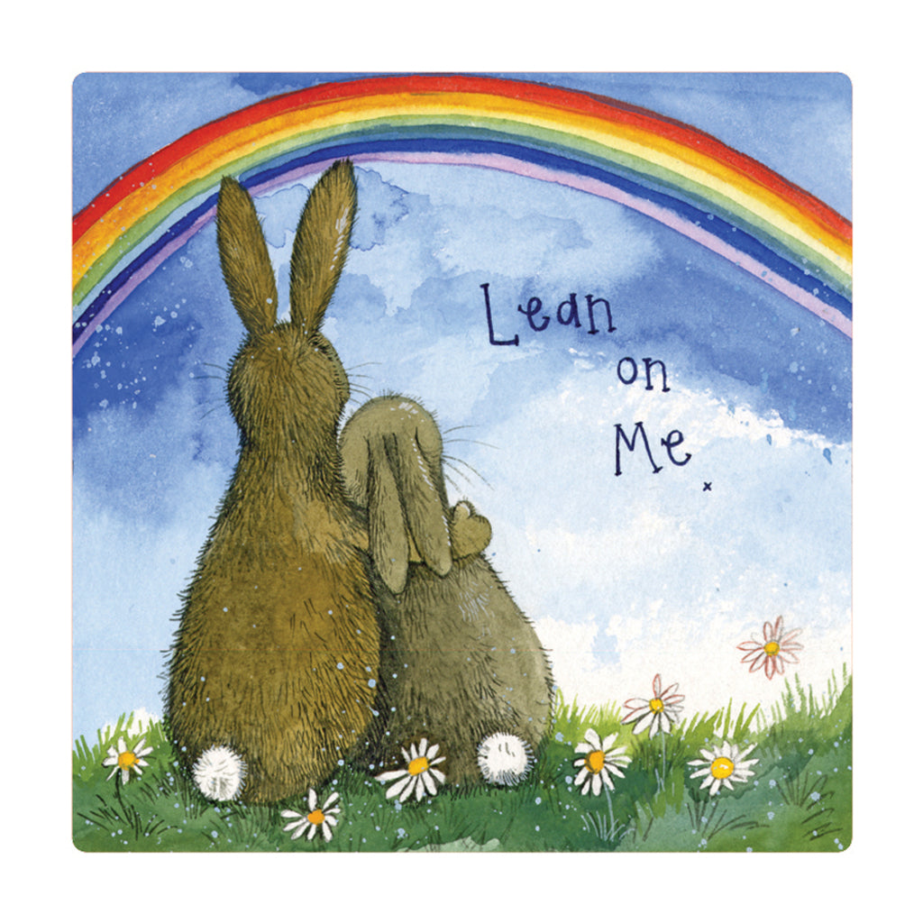 LEAN ON ME FRIDGE MAGNET FM217