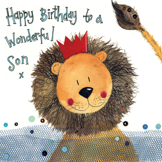 ALEX CLARK SON LION BIRTHDAY CARD S250 | 262192