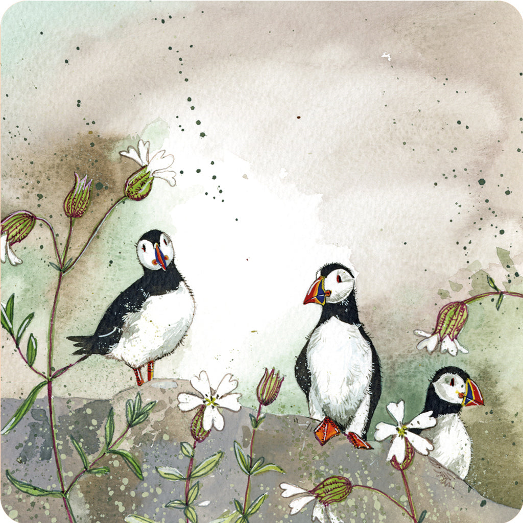 ALEX CLARK PUFFINS COASTER C224 262401