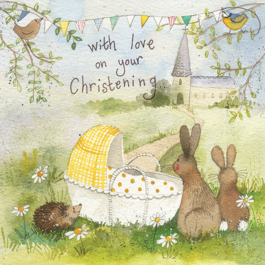 CHRISTENING DAY CARD AC565